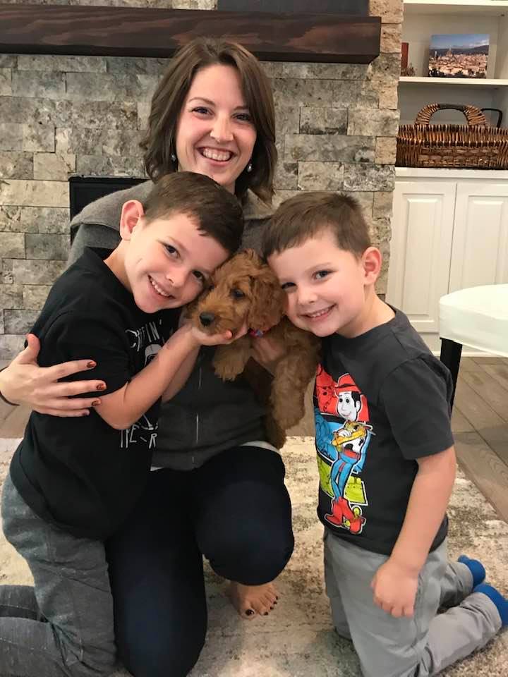 Annie Ruby and Gunner's puppies are home Portland Oregon Labradoodle puppy breeder